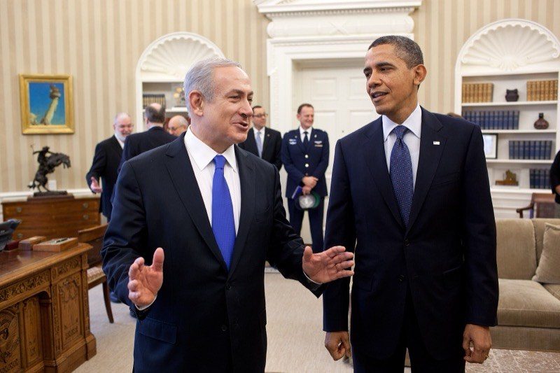 President Obama with Israeli Prime Minister Benjamin Netanyahu