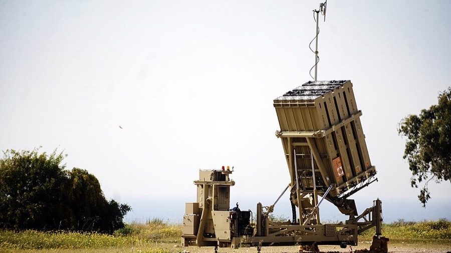 An Israeli Iron Dome air-defense battery